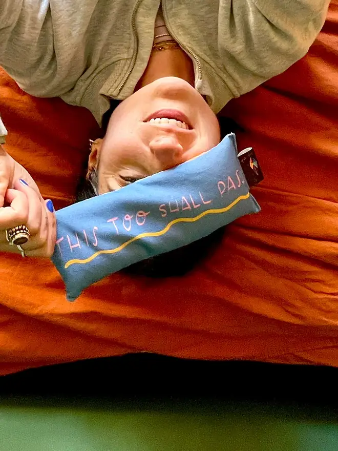 This too shall pass lavender eye pillow