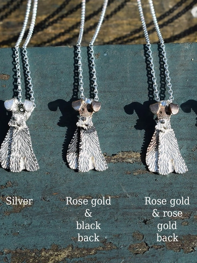 Wire Fox Terrier Necklace