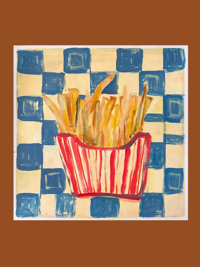 French fries print