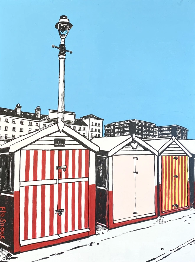 Beach hut print - coming soon!