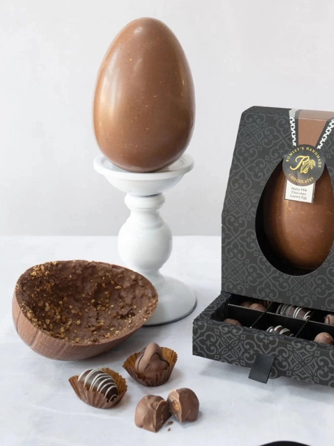 Rumseys nutty egg with nut chocolates 