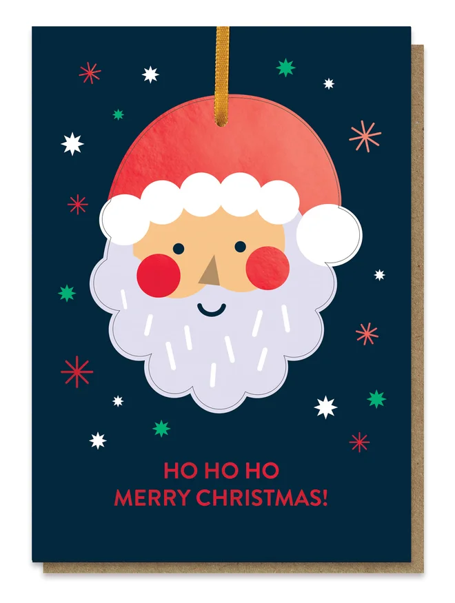 santa pop out christmas card