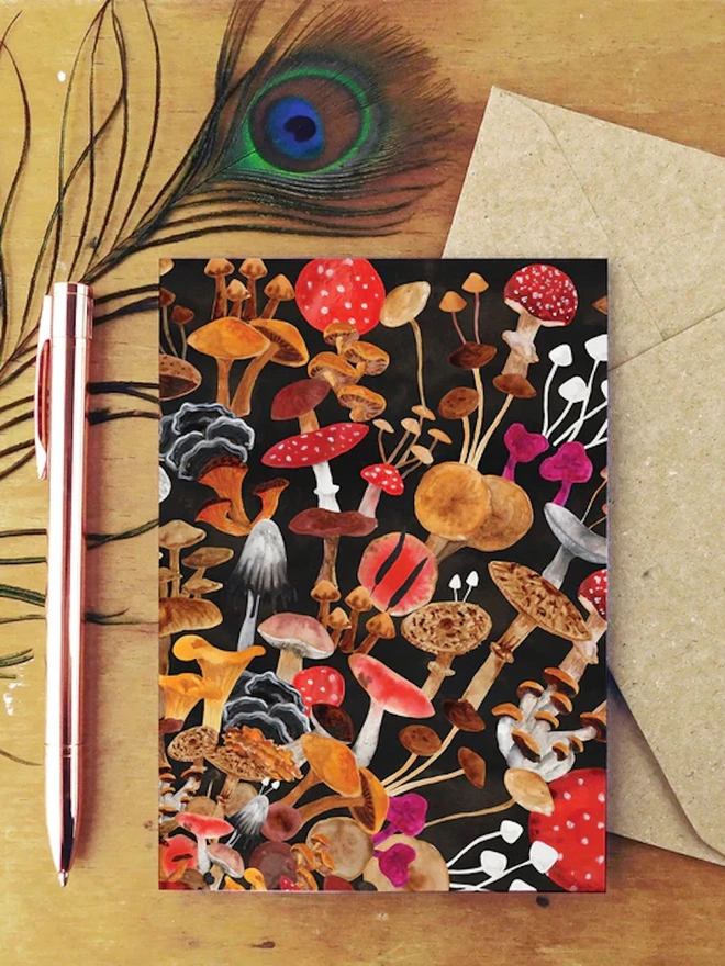 Fungi Greetings Card