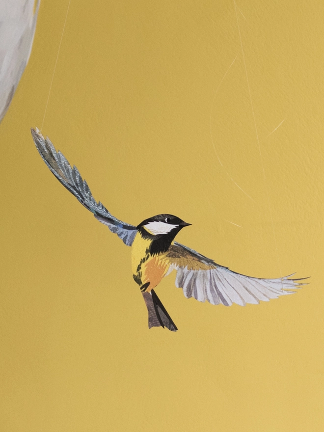 Great Tit Decorative Hanging Bird Art