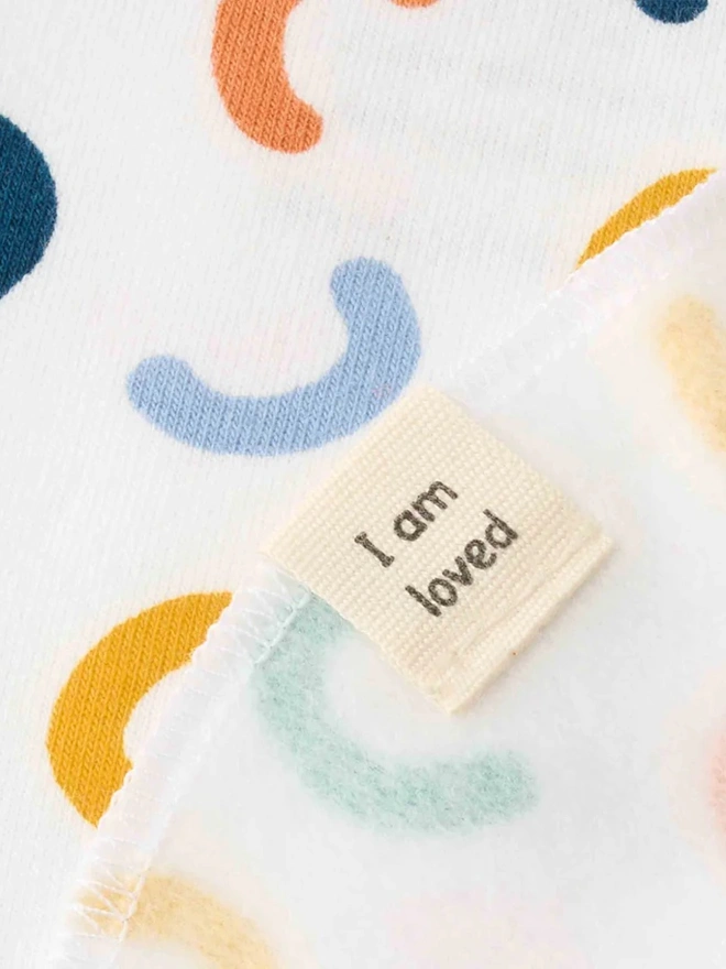 Rainbow Vest White Neonatal Intensive Care Unit Baby Vest