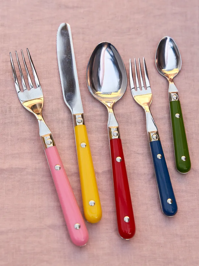 Bright vintage inspired cutlery