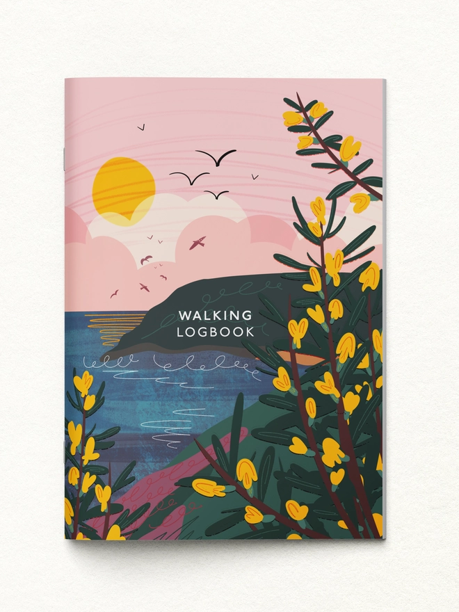 Walking logbook, hiking logbook, hiking journal, walk tracker, hiking notebook, rambling journal, countryside outdoor gift, gift for walkers, dog walking journal, nature lover gift