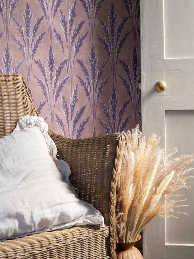 Lavender In Purple Haze Wallpaper