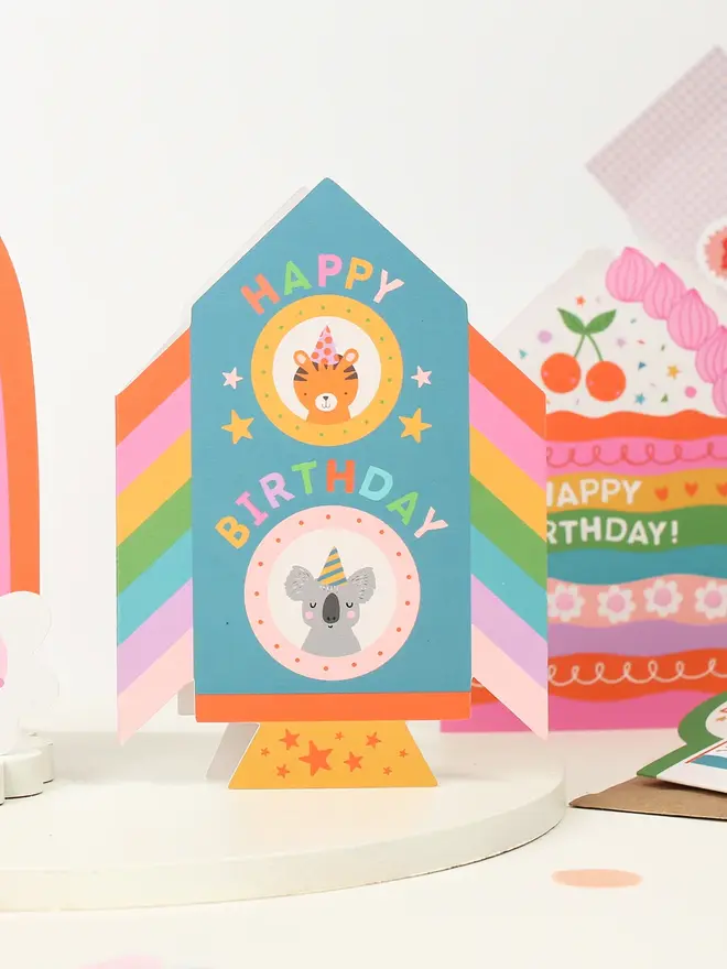 'Happy Birthday' Rocket Card