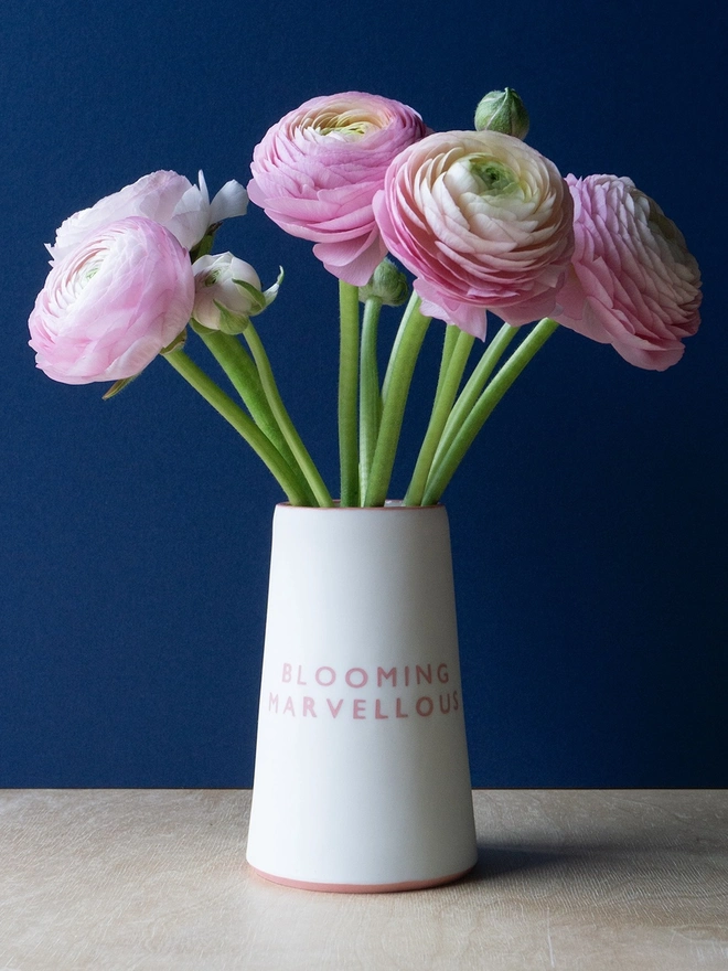 'Blooming Marvellous' Pink Flower Pot