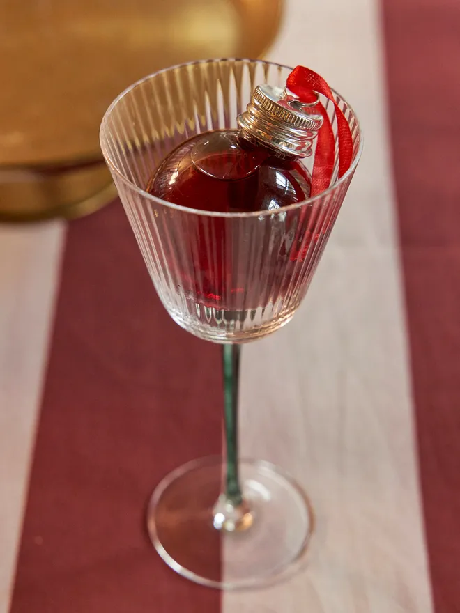 Claus-mopolitan cocktail bauble