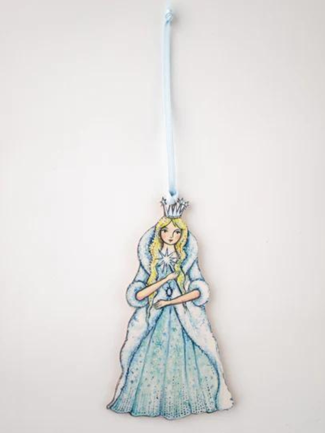 Christmas princess hanging decoration