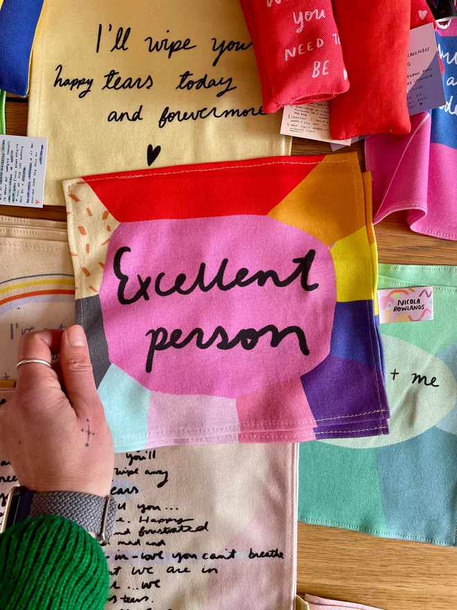 Excellent person handkerchief