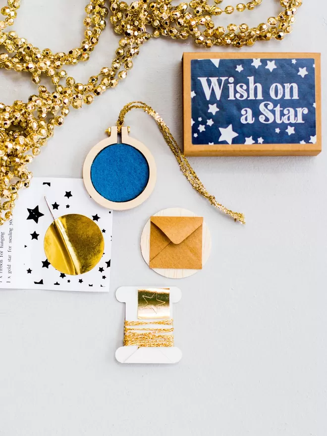 Unique wish on a star decoration kit