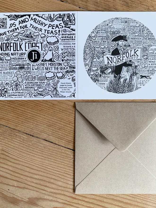 Norfolk greetings card