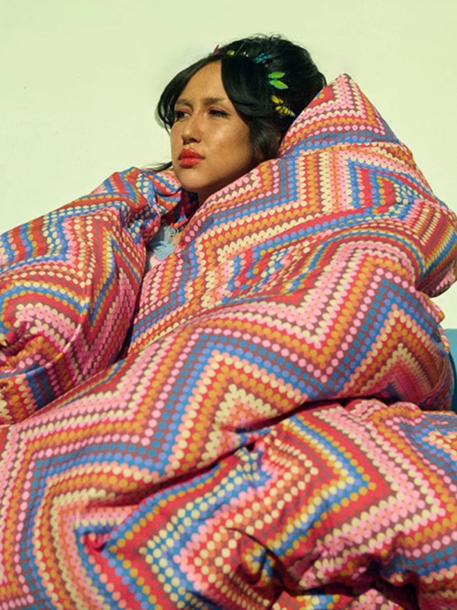 Gloria Duvet Cover. A multicoloured duvet cover.