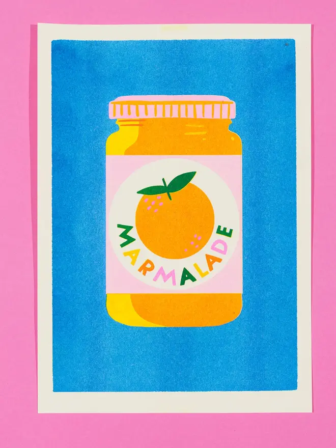 Marmalade Risograph Print