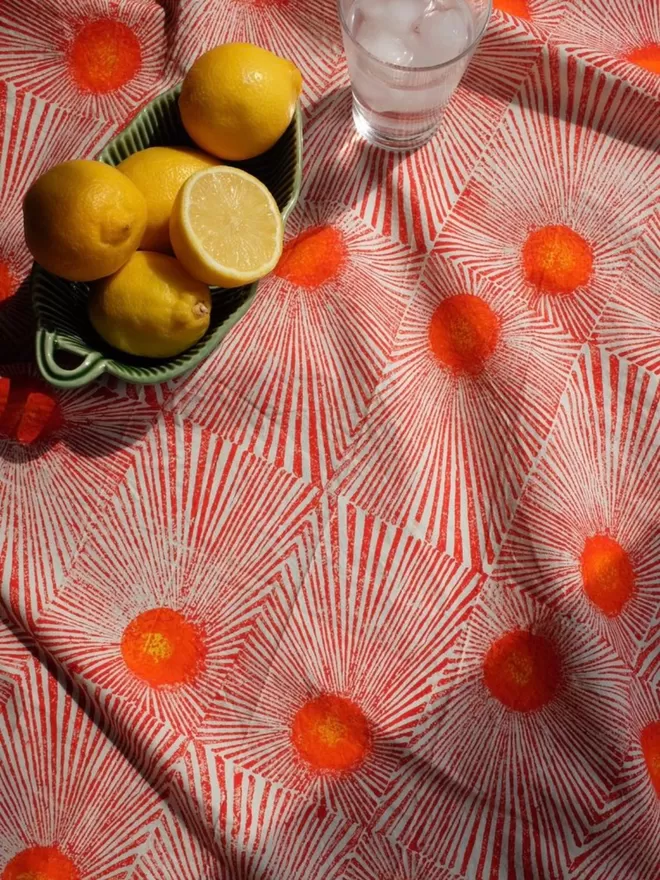 Luxury Midday Heat Linen Tablecloth