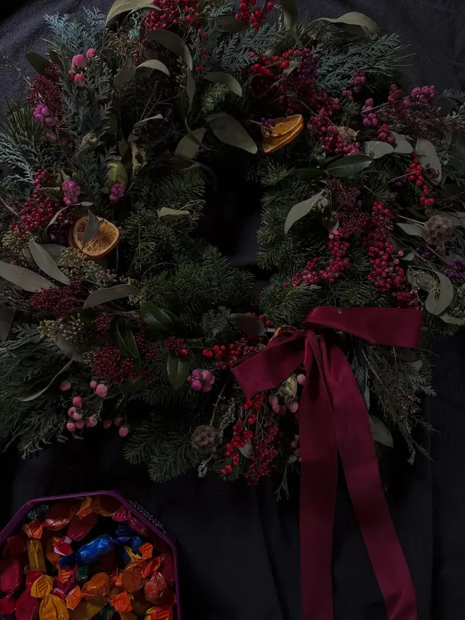 Winter Berry Burst Luxury Christmas Wreath