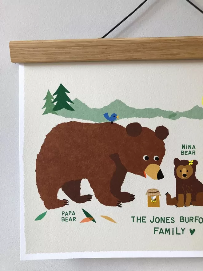 Family Tree Print- Bears