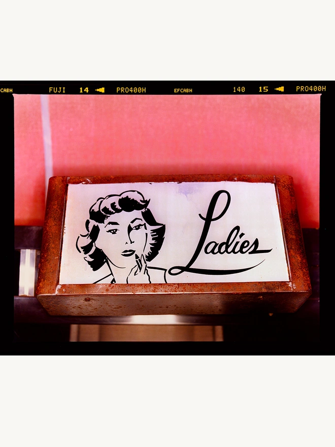 Ladies Richard Heeps Colour Typography Photography Art Print