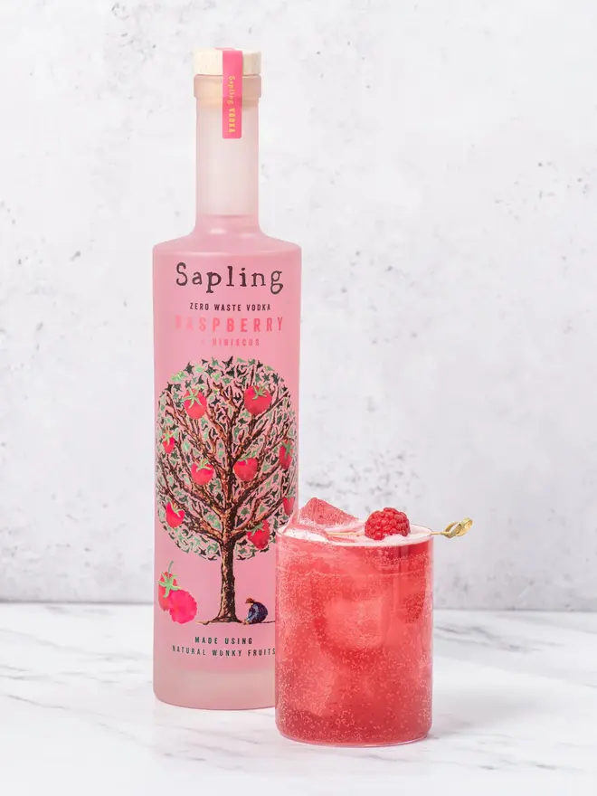 Sapling Raspberry + Hibiscus Vodka 70cl