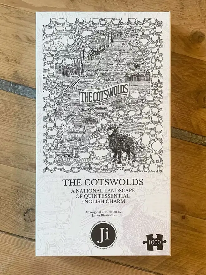 Cotswolds Jigsaw Puzzle - 1000 Pieces Box