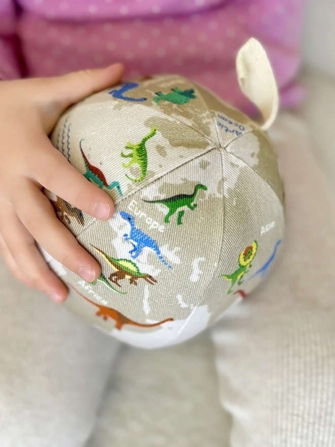 dinosaur kids soft toy globe