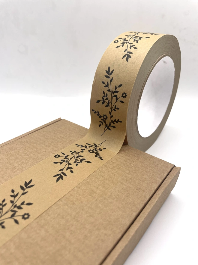 Wildflower Brown Paper Tape