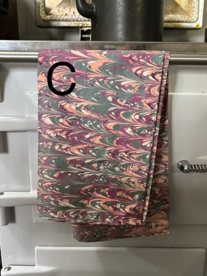 Tea Towels. A tea towel in pattern C.