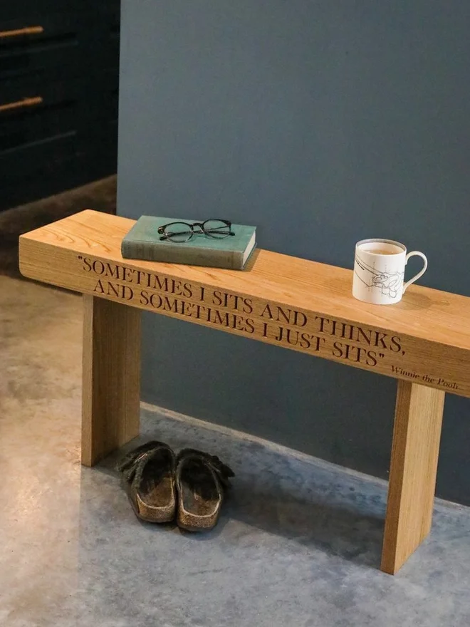Oak Scandi Bench