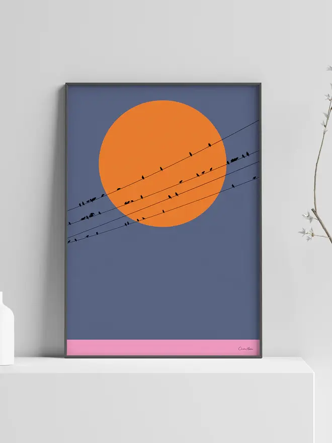 On A Wire Giclée Print 