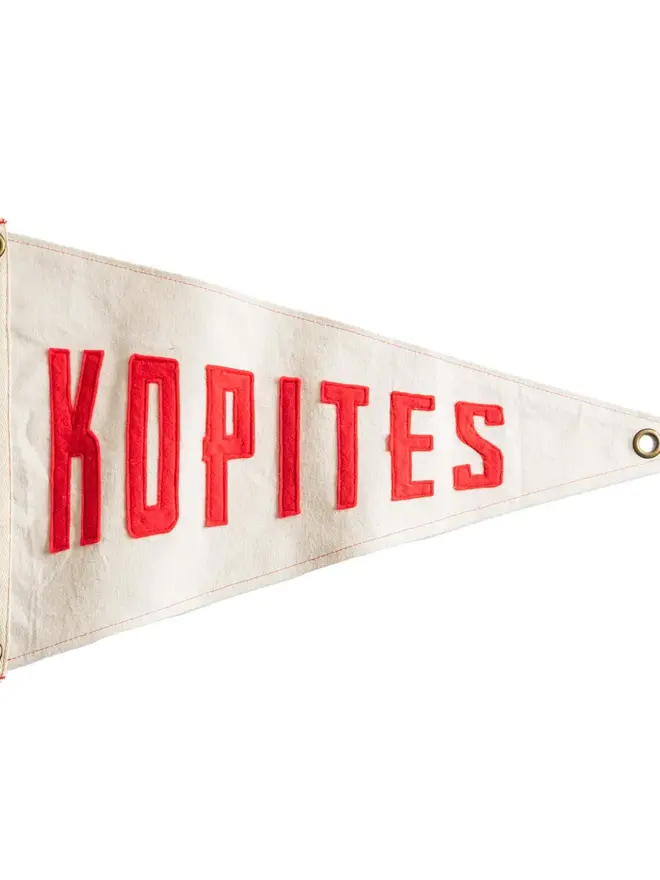 Liverpool 'Kopites' Vintage Football Pennant Flag 