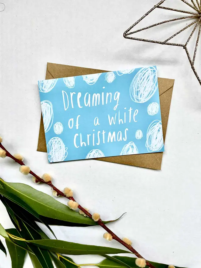 Dreaming of snow, all I'm seeing is rain.