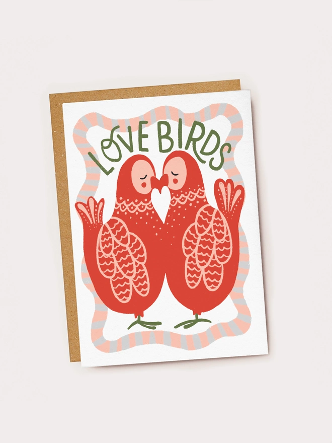 love birds card