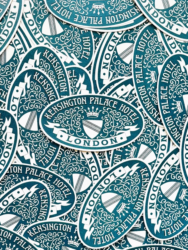 Vintage London Stickers