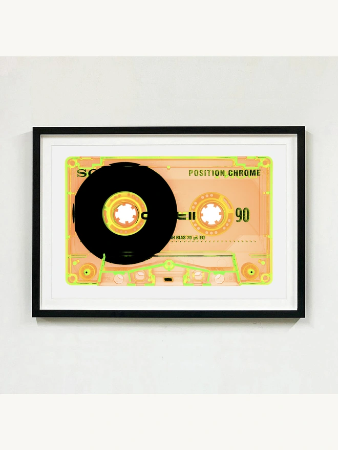 Heidler and Heeps Tape Collection Chrome Tutti Frutti framed in black