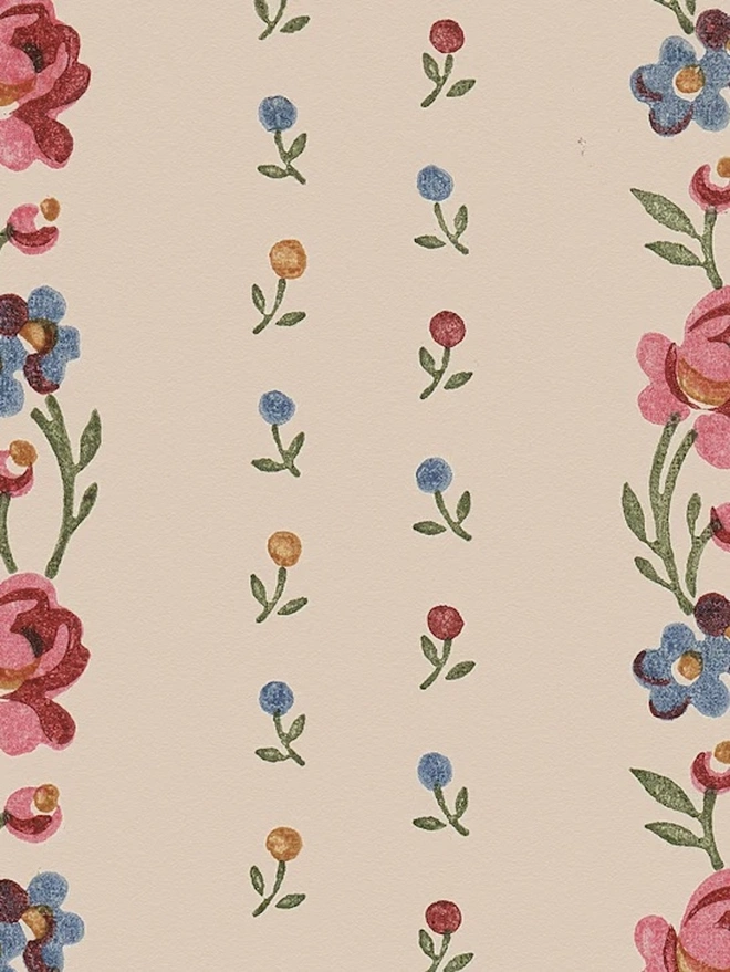 Belle Buds Blush Wallpaper