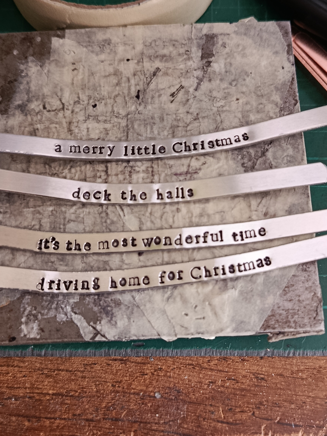 Christmas napkin rings 