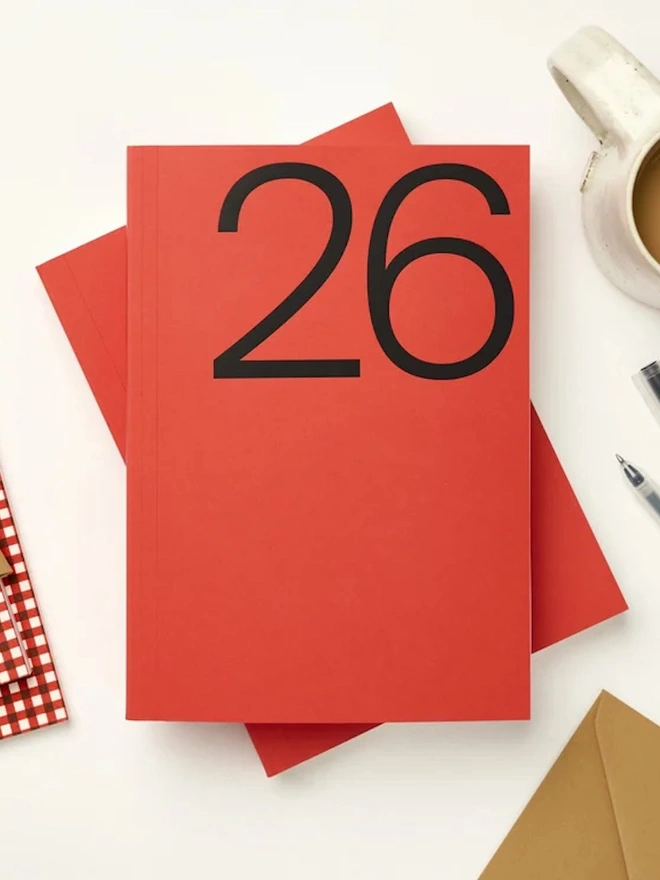 d 2026 Planner with Black Foiled Cover