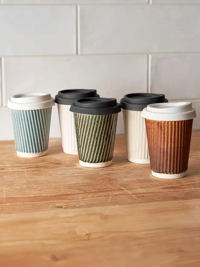 Ceramic coffee cup