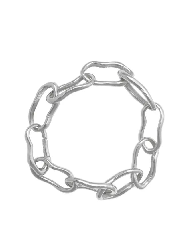 LOEL Molten Chain Silver 