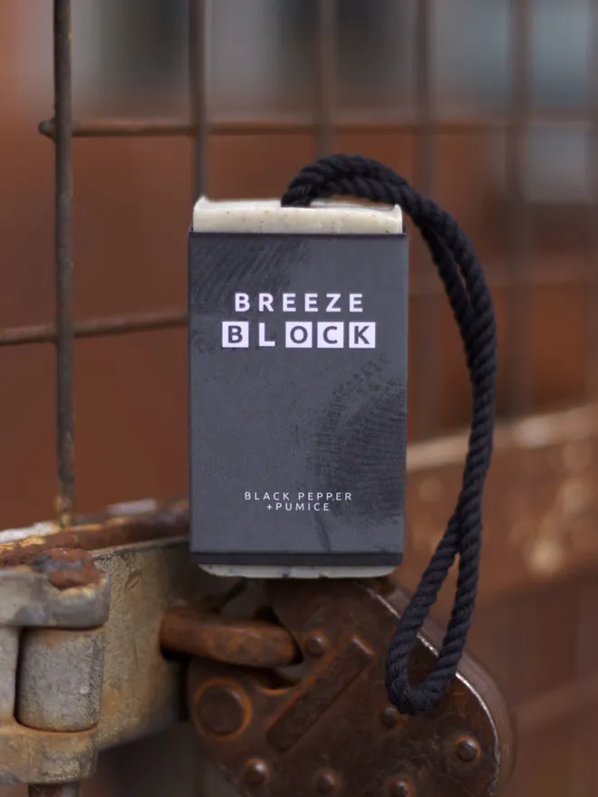 Black Pepper & Pumice Breeze Block Soap Bar
