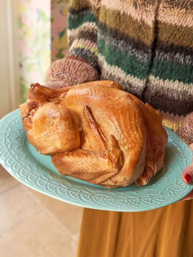 Chocolate Christmas turkey