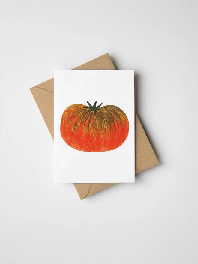 Mini Tomato Greeting Card