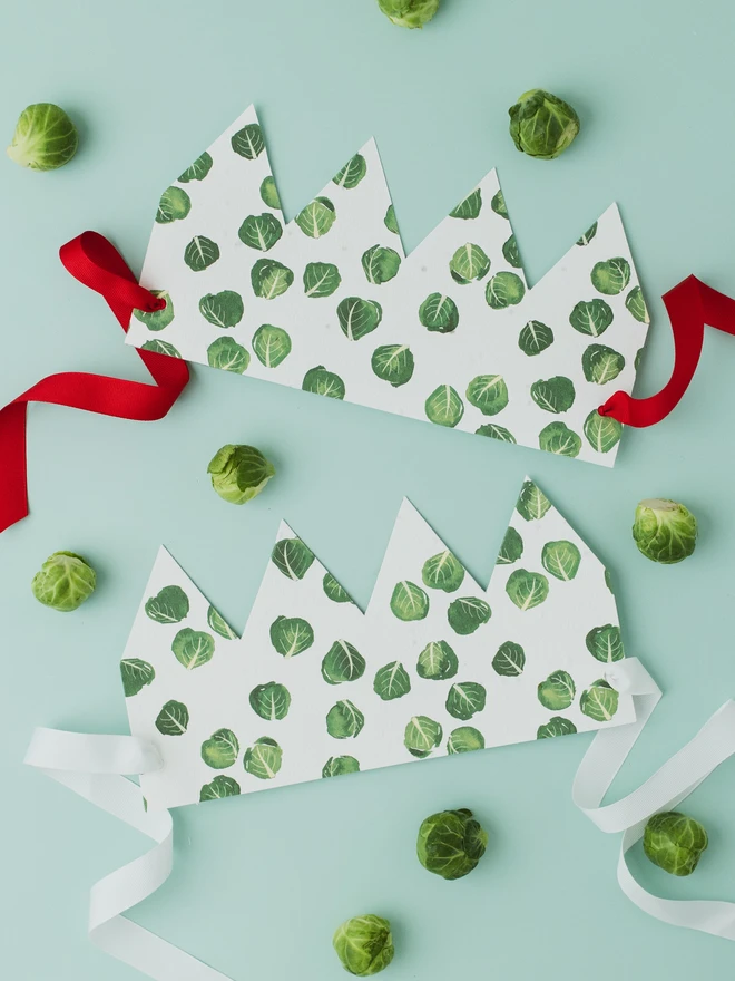 Brussel Sprout Plantable Christmas Crown