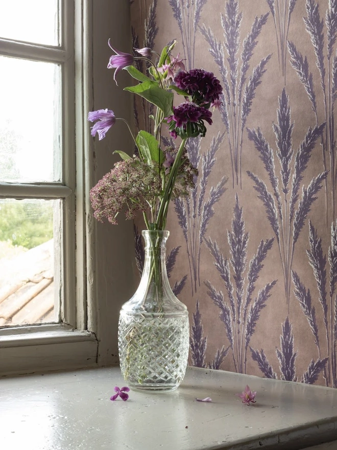 Lavender In Purple Haze Wallpaper
