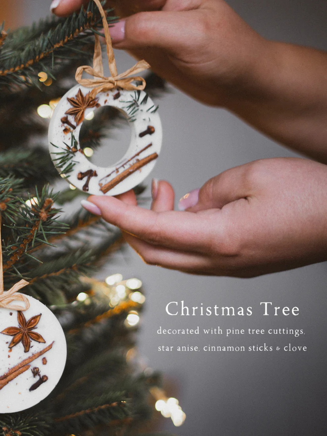 Christmas soy wax melt tree decoration