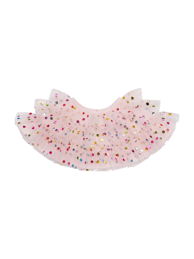 pink kids' spot cape