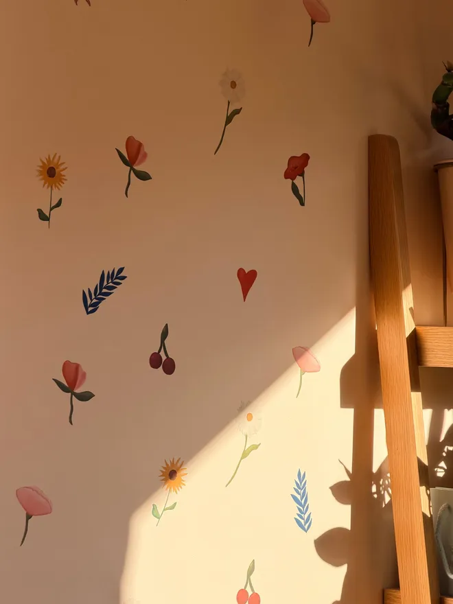 flower wall stickers